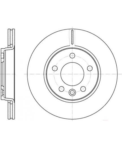 REMSA Тормозной диск задний