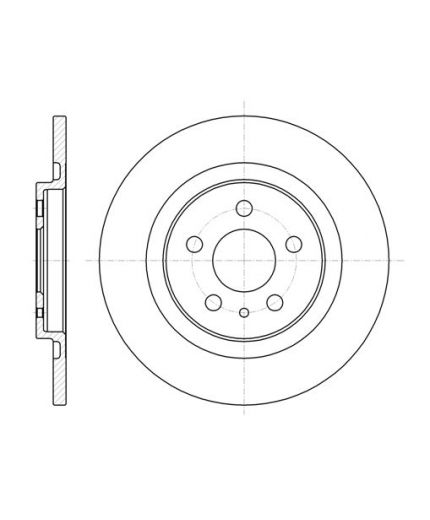 REMSA Тормозной диск задний
