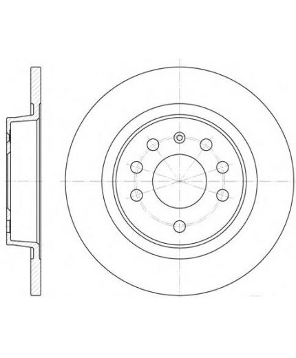 REMSA Тормозной диск задний