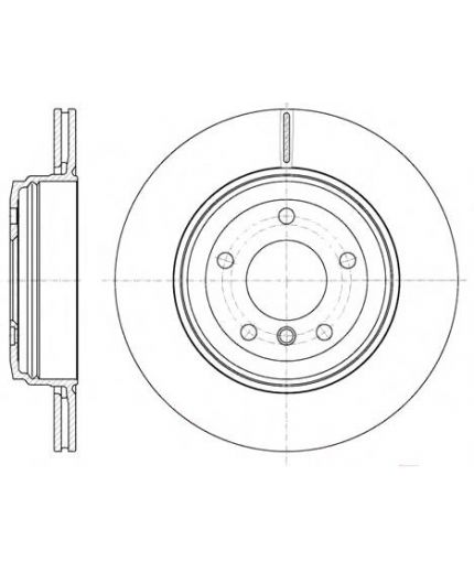 REMSA Тормозной диск задний