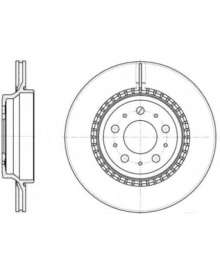 REMSA Тормозной диск задний