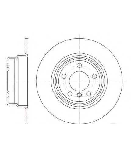 REMSA Тормозной диск задний