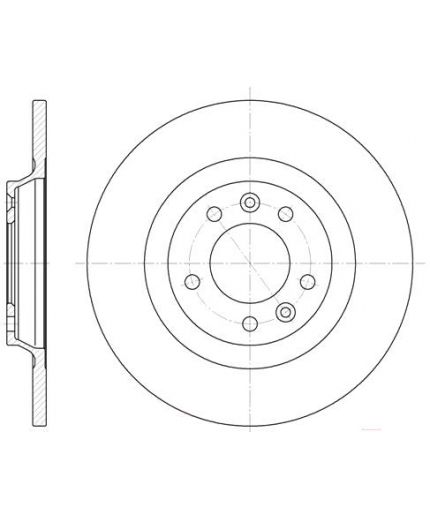 REMSA Тормозной диск задний