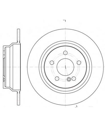 REMSA Тормозной диск задний