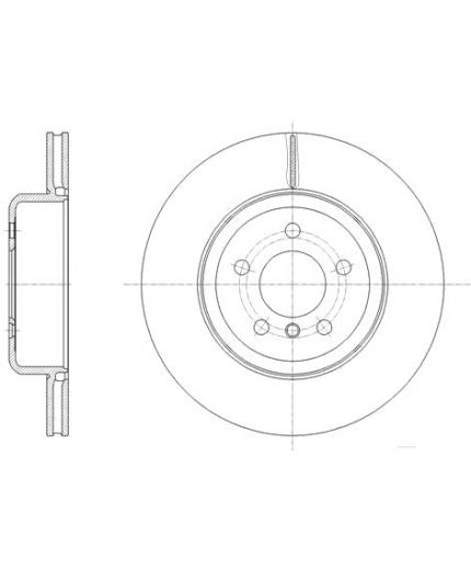 REMSA Тормозной диск задний