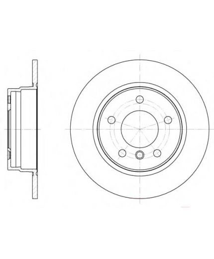 REMSA Тормозной диск задний