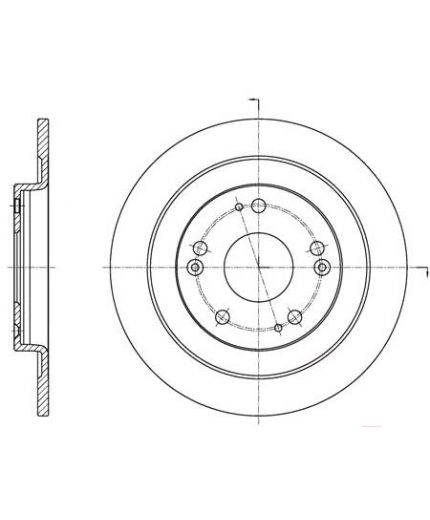 REMSA Тормозной диск задний