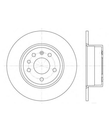 REMSA Тормозной диск задний