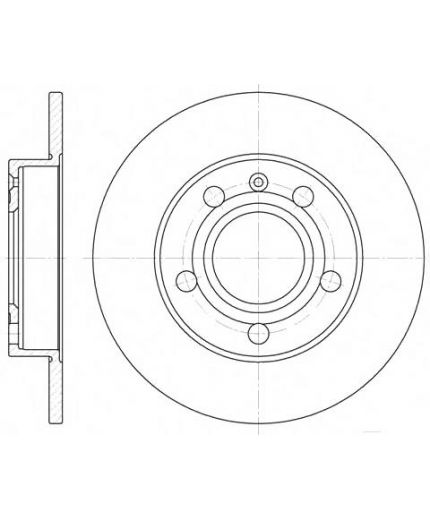 REMSA Тормозной диск задний