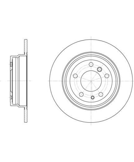 REMSA Тормозной диск задний
