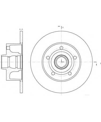 REMSA Тормозной диск задний