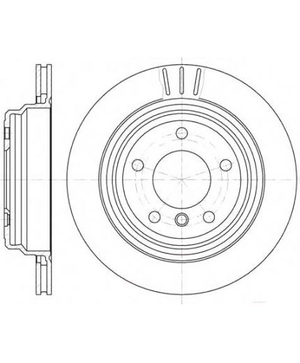 REMSA Тормозной диск задний