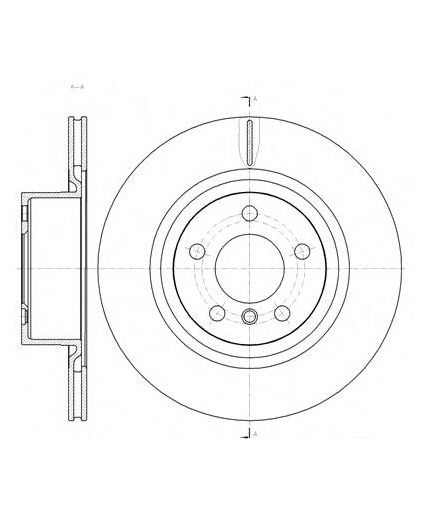 REMSA Тормозной диск задний