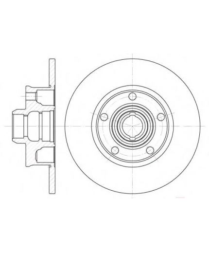 REMSA Тормозной диск задний