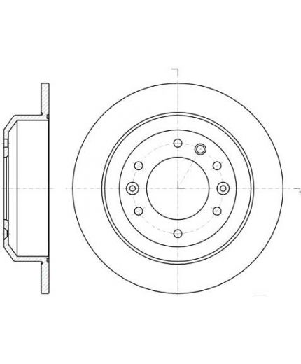 REMSA Тормозной диск задний