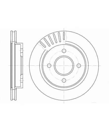 REMSA Тормозной диск задний