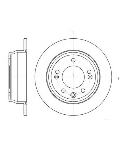 REMSA Тормозной диск задний