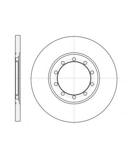 REMSA Тормозной диск задний