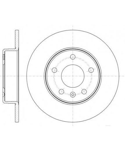 REMSA Тормозной диск задний