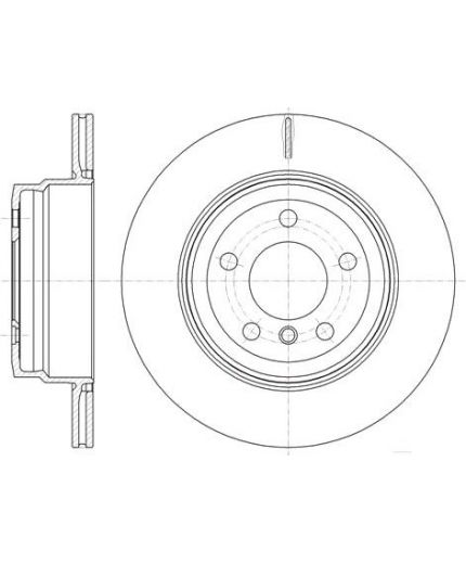 REMSA Тормозной диск задний