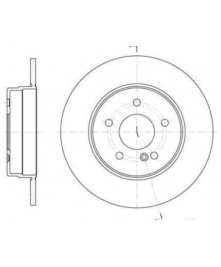 REMSA Тормозной диск задний