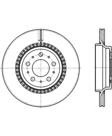 Stellox Тормозной диск задний