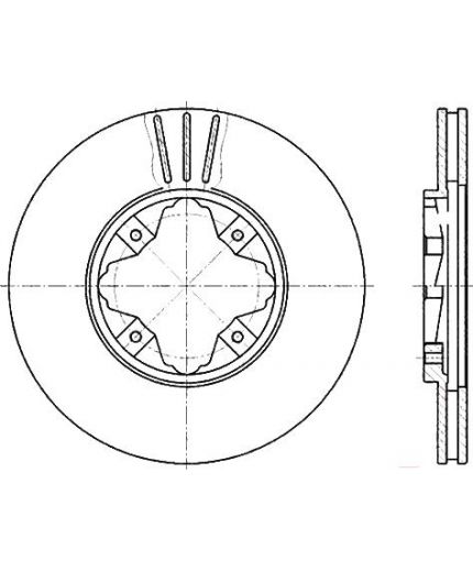 Stellox Тормозной диск передний Фото 2