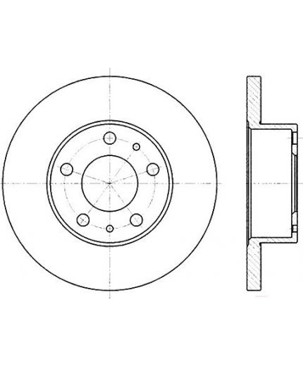 Stellox Тормозной диск передний