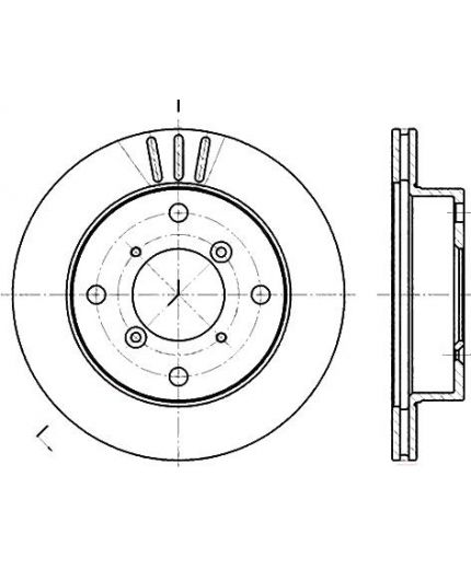 Stellox Тормозной диск передний