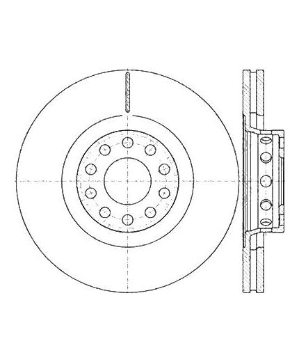 Stellox Тормозной диск передний