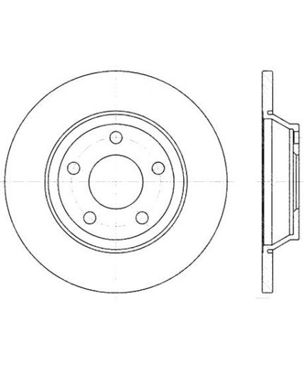 Stellox Тормозной диск передний