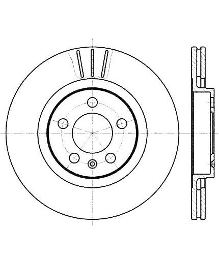 Stellox Тормозной диск передний