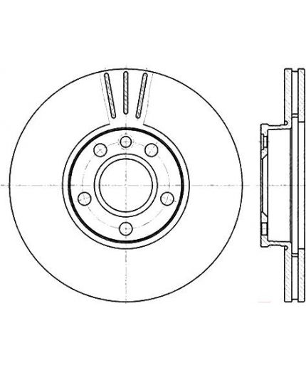 Stellox Тормозной диск передний