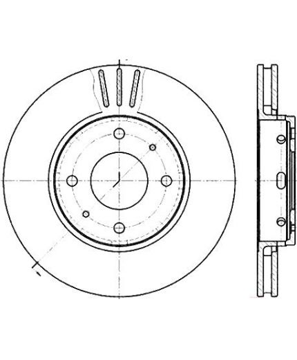 Stellox Тормозной диск передний