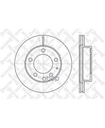 Stellox Тормозной диск передний