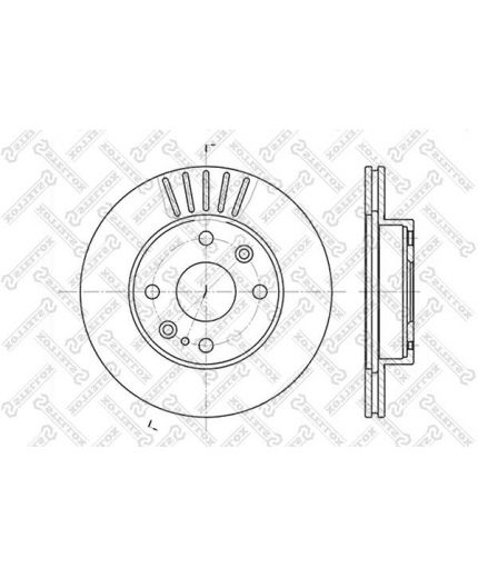 Stellox Тормозной диск передний