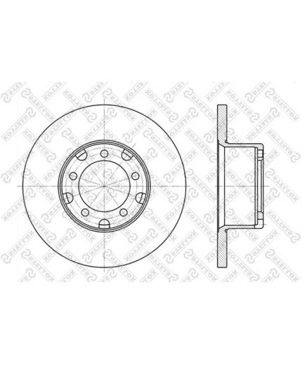 Stellox Тормозной диск передний
