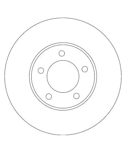 TRW Тормозной диск передний