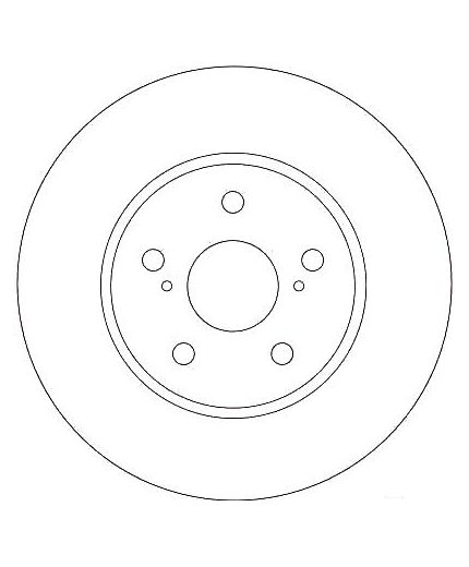 TRW Тормозной диск передний