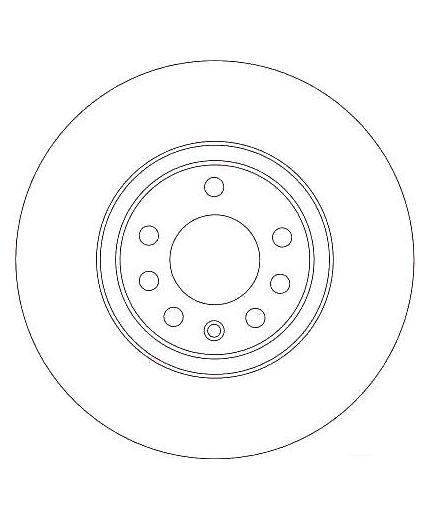 TRW Тормозной диск передний