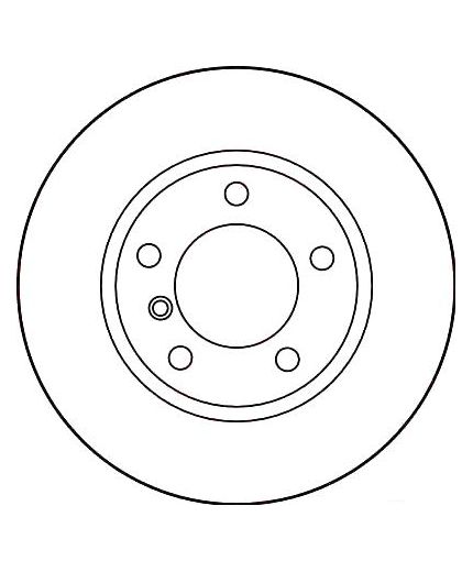 TRW Тормозной диск передний