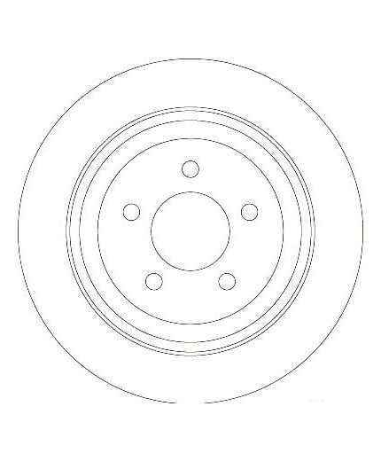 TRW Тормозной диск задний
