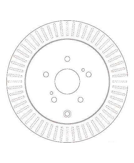 TRW Тормозной диск задний