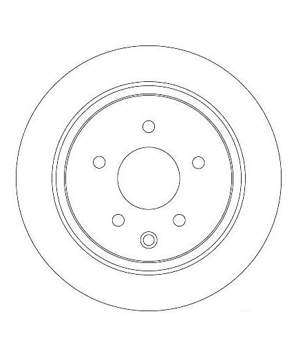 TRW Тормозной диск задний
