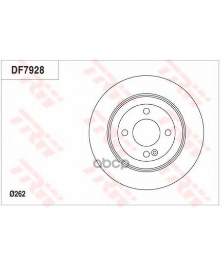 TRW Тормозной диск задний