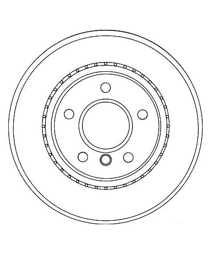 TRW Тормозной диск задний