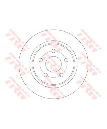 TRW Тормозной диск задний