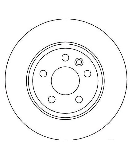 TRW Тормозной диск задний
