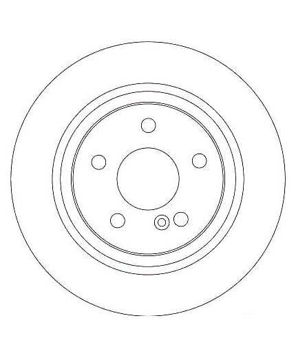 TRW Тормозной диск задний