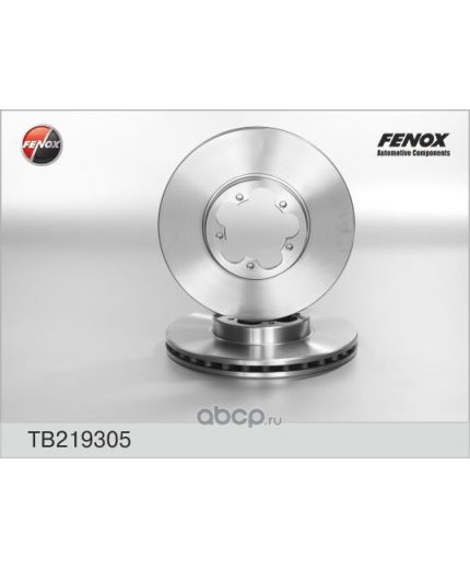 FENOX Тормозной диск передний
